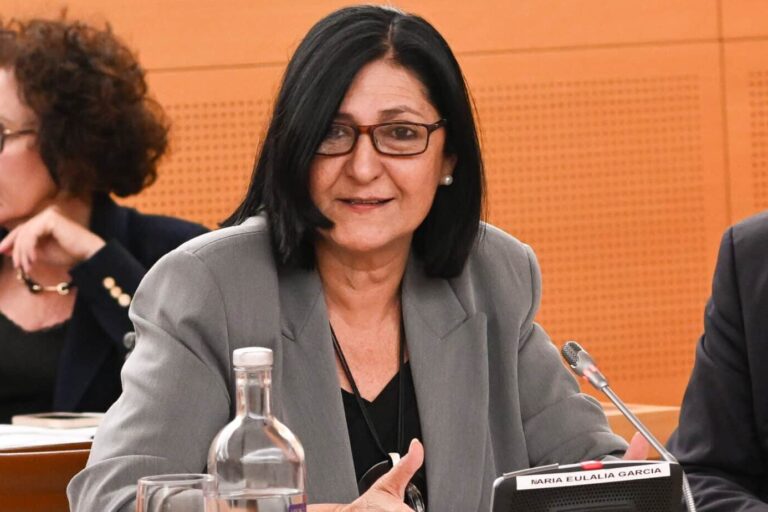 La consejera de Movilidad, Eulalia García