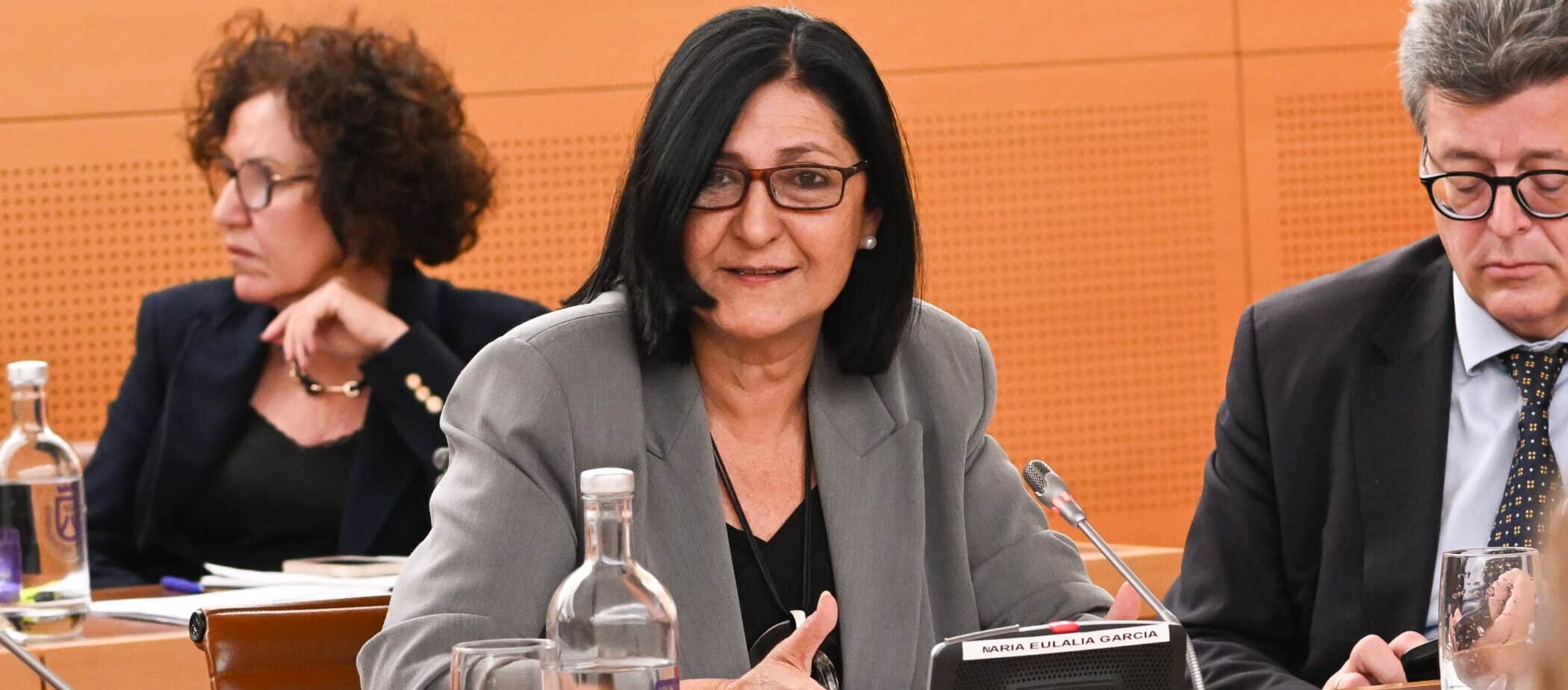 La consejera de Movilidad, Eulalia García