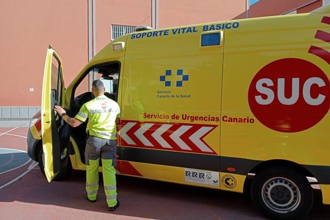MOTORISTA HERIDO DE CARÁCTER MODERADO TRAS SUFRIR UNA CAÍDA EN LA GC-3 EN LAS PALMAS DE GRAN CANARIA 29-9-25