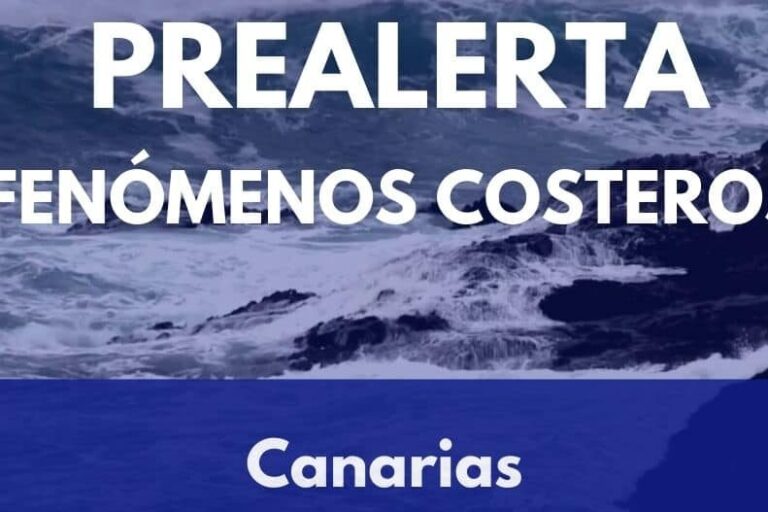 PREALERTA POR FENÓMENOS COSTEROS EN CANARIAS 1-9-25