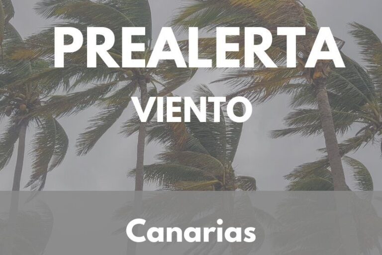 PREALERTA POR VIENTO EN CANARIAS 14-9-25