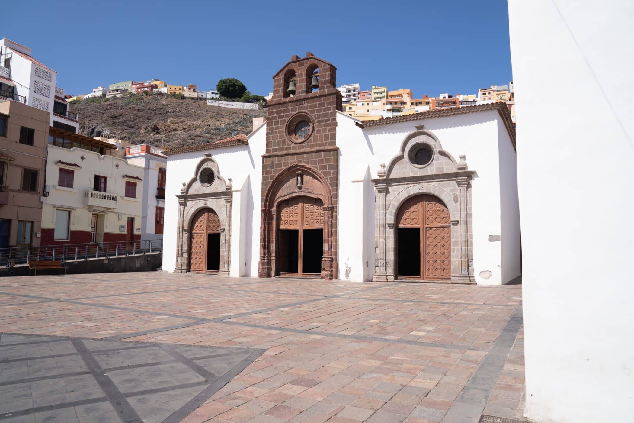 Plaza de la Iglesia de la Asunción, espacio donde se celebrará el acto institucional
