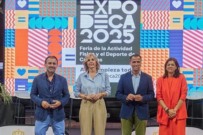 Un momento de la presentación de Expodeca en el Santiago Martín