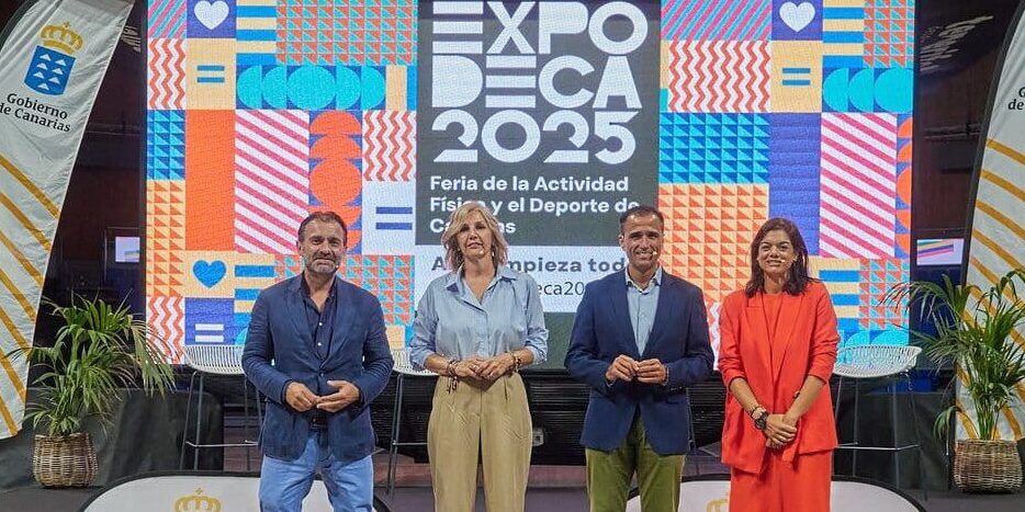 Un momento de la presentación de Expodeca en el Santiago Martín