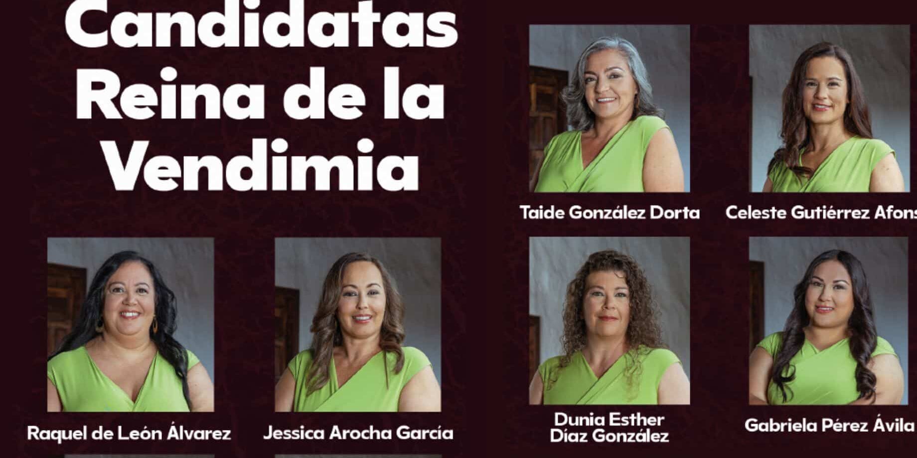 aspirantes REINA DE LA VENDIMIA 2025 TACORONTE