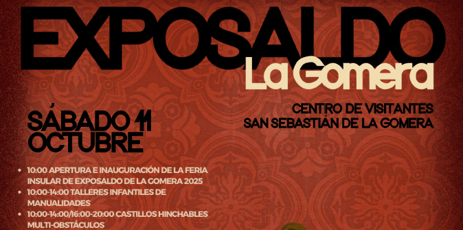031025 Cartel Exposaldo La Gomera 2025.