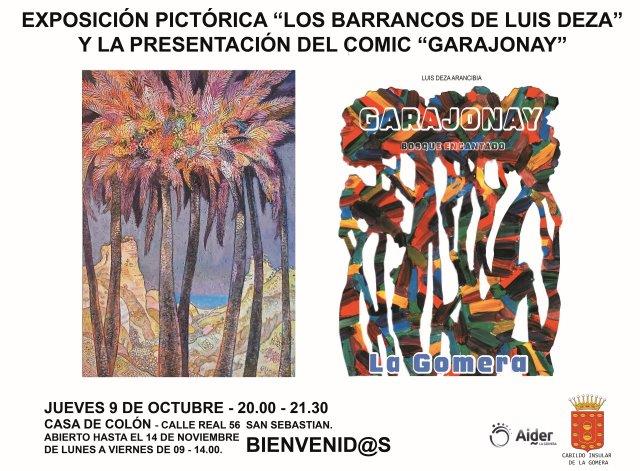 081025 Cartel Exposición y Presentación de Cómic en la Casa Colón, La Gomera