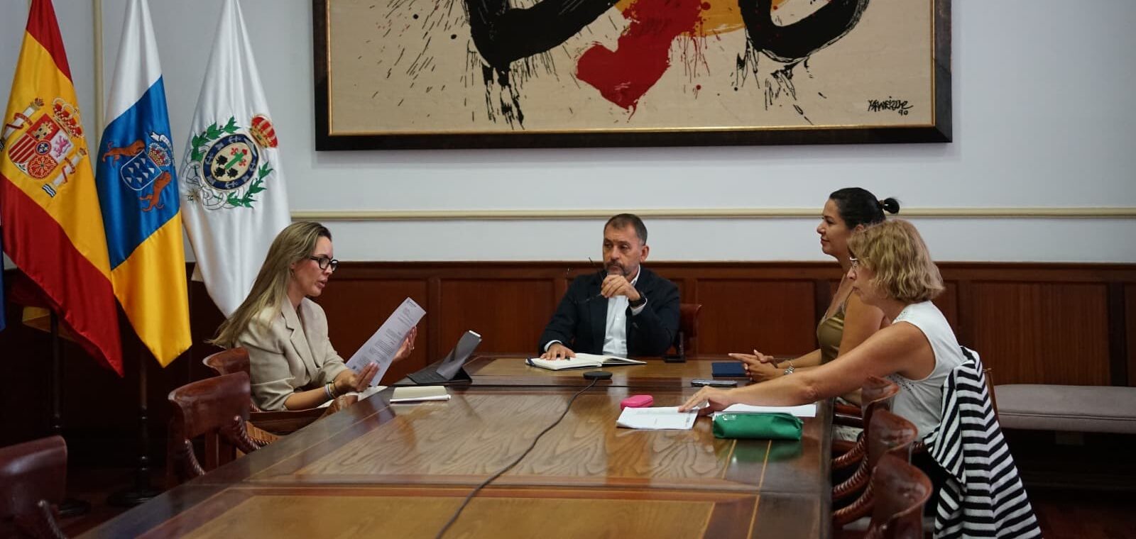 251003 Reunión Ayto. con la subdirección de Transporte del Gobierno de Canarias