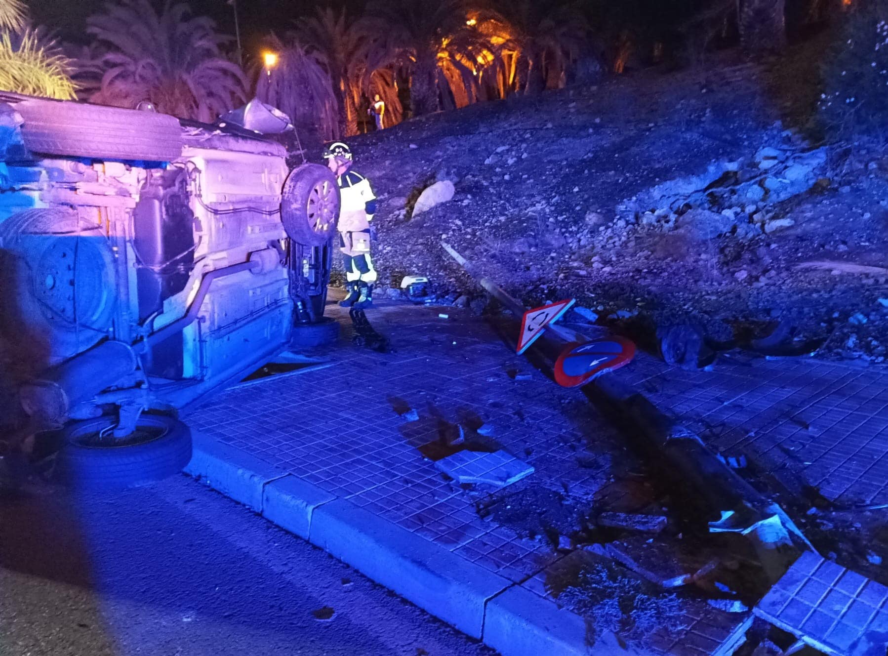 Accidente en Arona