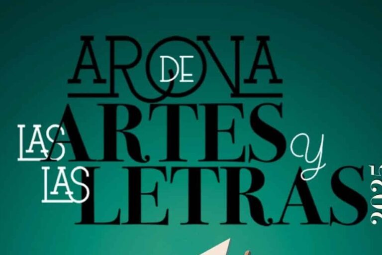 CARTEL ARONA PREMIOS ARONA DE LAS ARTES Y LAS LETRAS 2025