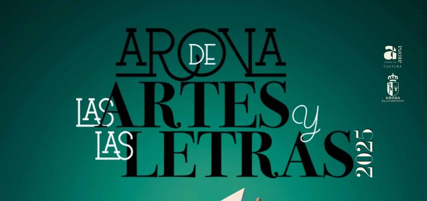 CARTEL ARONA PREMIOS ARONA DE LAS ARTES Y LAS LETRAS 2025