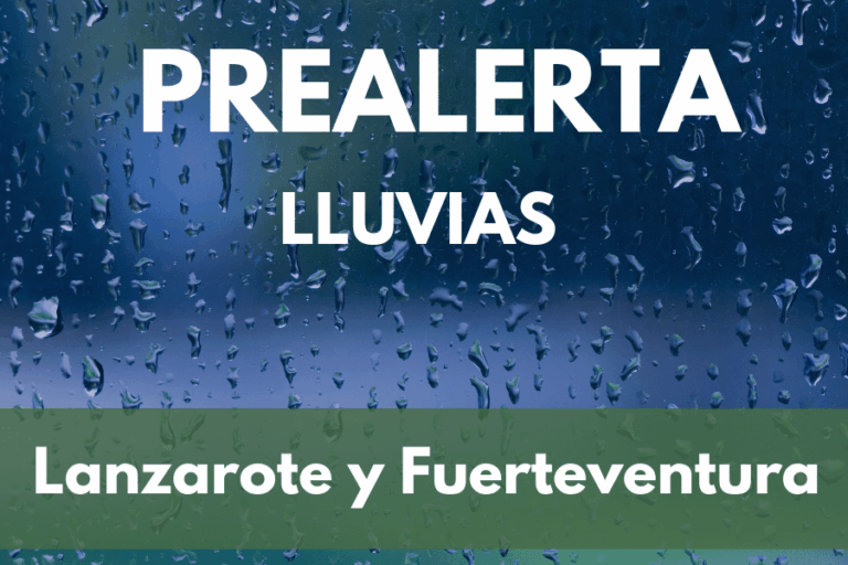 EL GOBIERNO DECLARA LA PREALERTA POR LLUVIA EN LANZAROTE Y FUERTEVENTURA 1-10-25