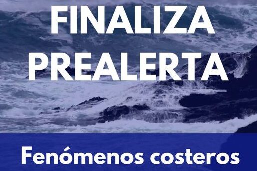 FINALIZA LA PREALERTA EN CANARIAS POR FENÓMENOS COSTEROS ADVERSOS 9-10-25