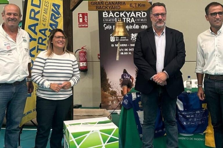 FOTO. Fotografía de presentación de BackYard, coincidiendo con la reapertura del pabellón El Sequero