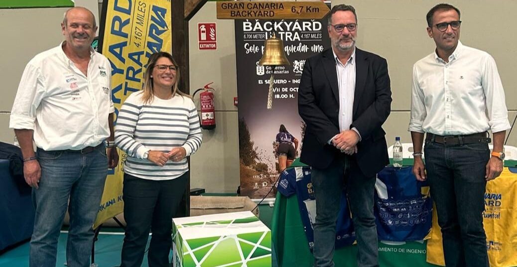 FOTO. Fotografía de presentación de BackYard, coincidiendo con la reapertura del pabellón El Sequero