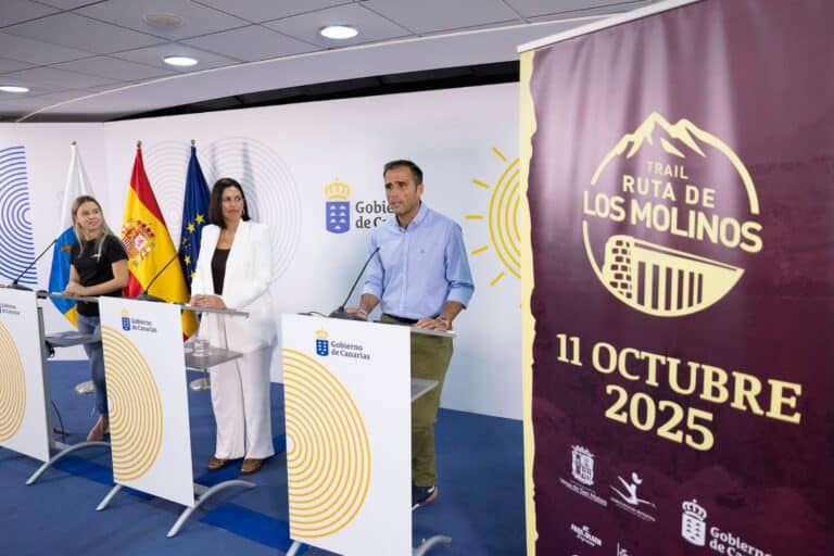 FOTO. La Vega de San Mateo se prepara para acoger a los 900 participantes de la novena edición de la Ruta de los Molinos (2)