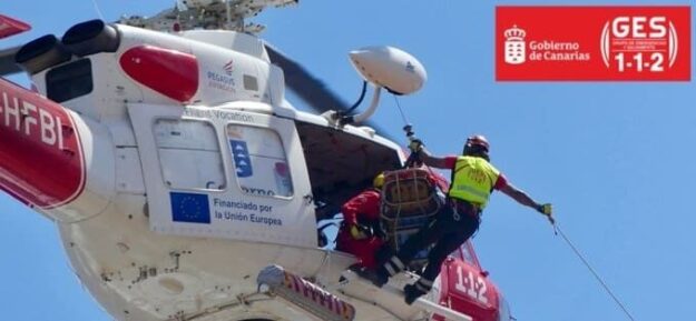 Sucesos.- Herido grave un varón al precipitarse con un ala delta en la Montaña de Tinasoria (Lanzarote)