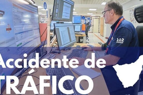 HOMBRE HERIDO TRAS EL VUELCO LATERAL DE UN CAMIÓN EN LA TF-1 A LA TF-2 EN SANTA CRUZ 6-10-25