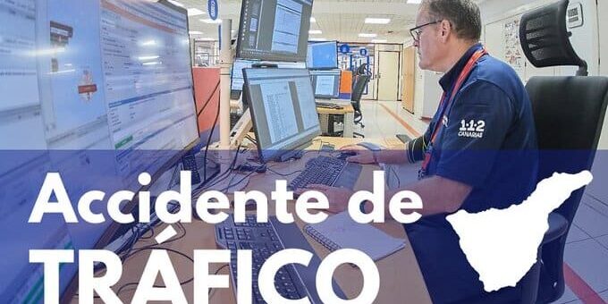 HOMBRE HERIDO TRAS EL VUELCO LATERAL DE UN CAMIÓN EN LA TF-1 A LA TF-2 EN SANTA CRUZ 6-10-25