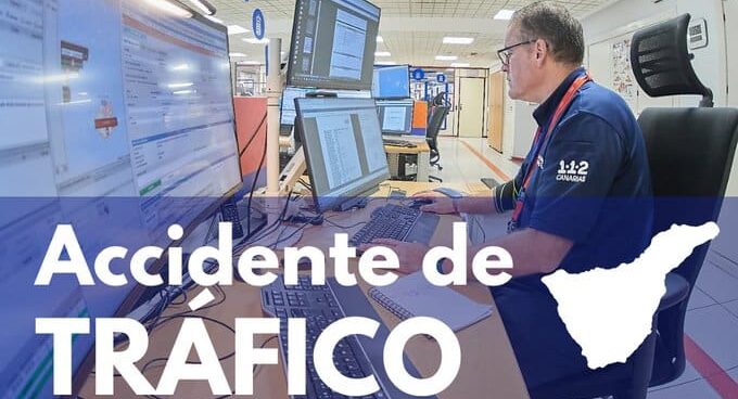 HOMBRE HERIDO TRAS EL VUELCO LATERAL DE UN CAMIÓN EN LA TF-1 A LA TF-2 EN SANTA CRUZ 6-10-25
