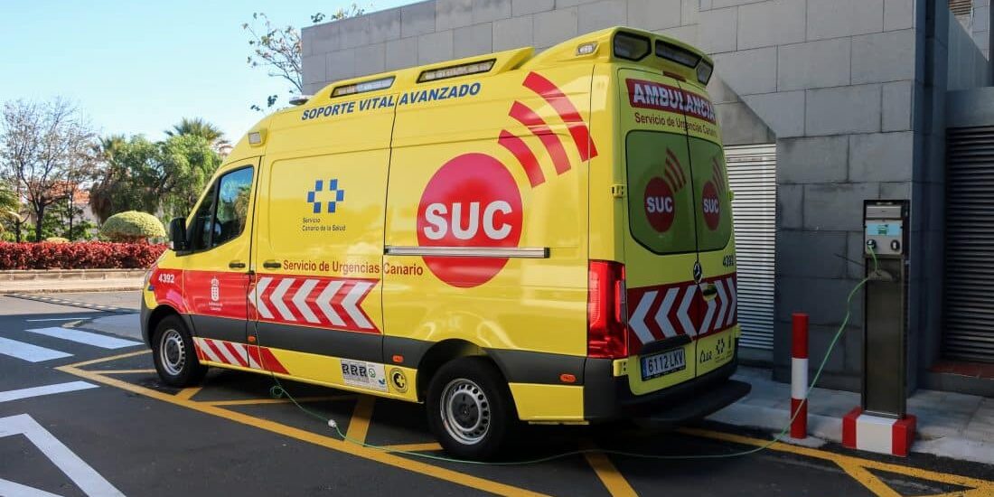 MOTORISTA HERIDO AL SUFRIR UNA CAÍDA EN LA GC-3-LAS PALMAS DE GRAN CANARIA 13-10-25