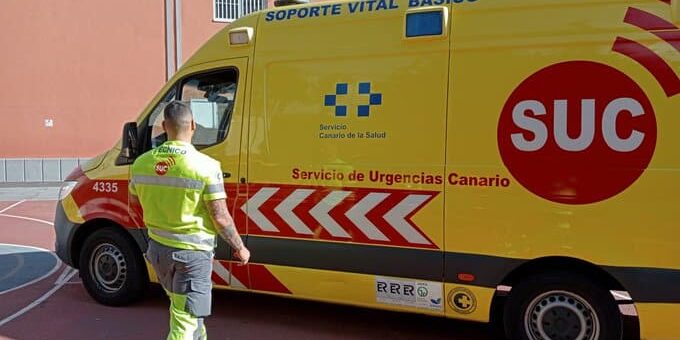 MOTORISTA HERIDO MODERADO EN LA COLISIÓN CON UN COCHE EN LA OROTAVA 9-10-25