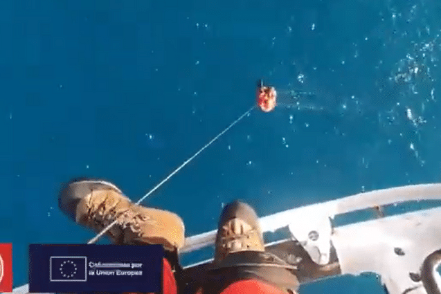 RESCATADO UN HOMBRE EN LA COSTA DE SAN JUAN DE LA RAMBLA 26-10-25