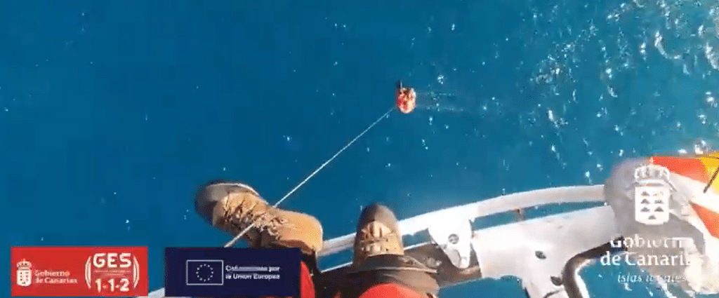 RESCATADO UN HOMBRE EN LA COSTA DE SAN JUAN DE LA RAMBLA 26-10-25