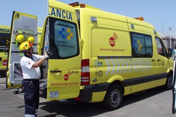 TRES HERIDOS DE DIFERENTE CONSIDERACIÓN EN UN ACCIDENTE EN LA AVENIDA MARÍTIMAS-LAS PALMAS DE GRAN CANARIA 31-10-25