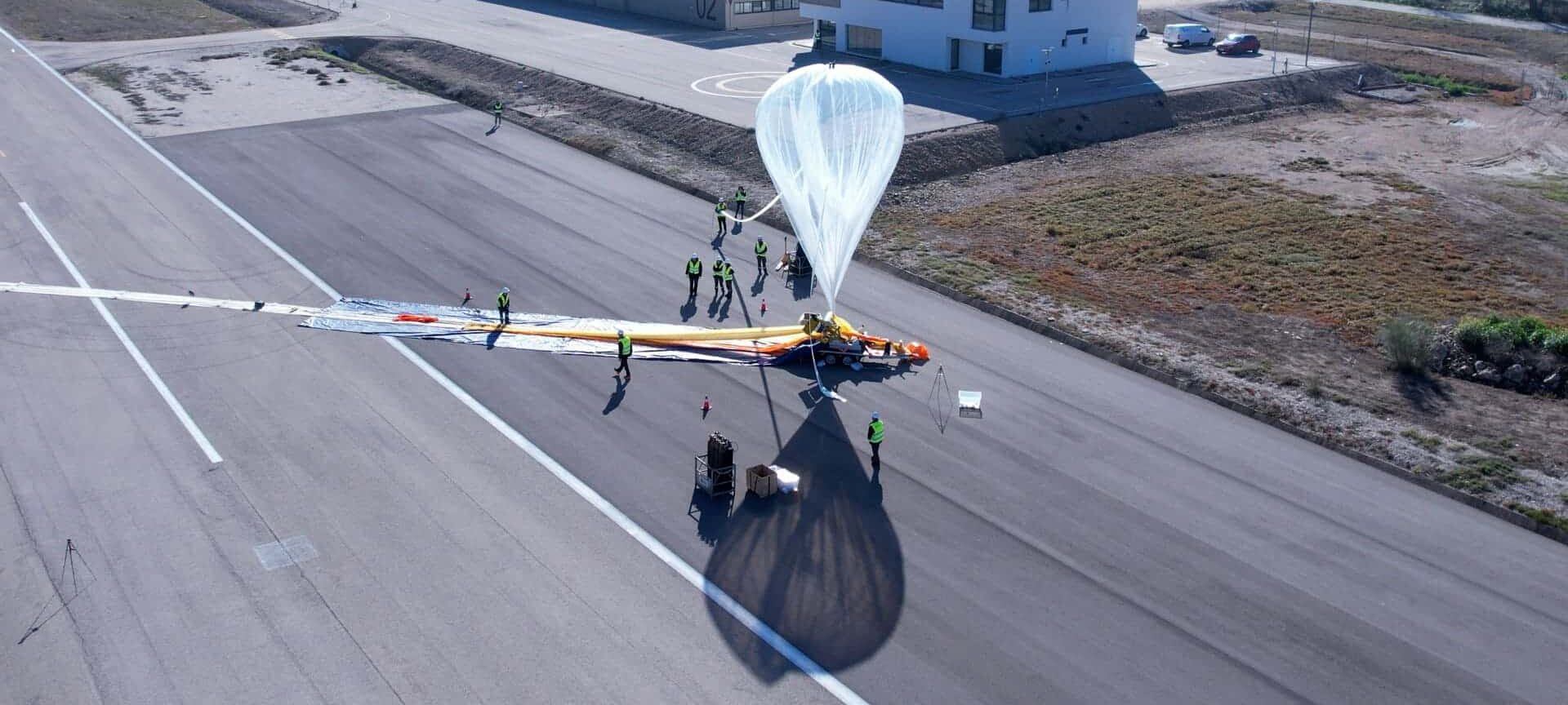 2. Vista aerea lanzamiento HAPS en Jaen 2025-2
