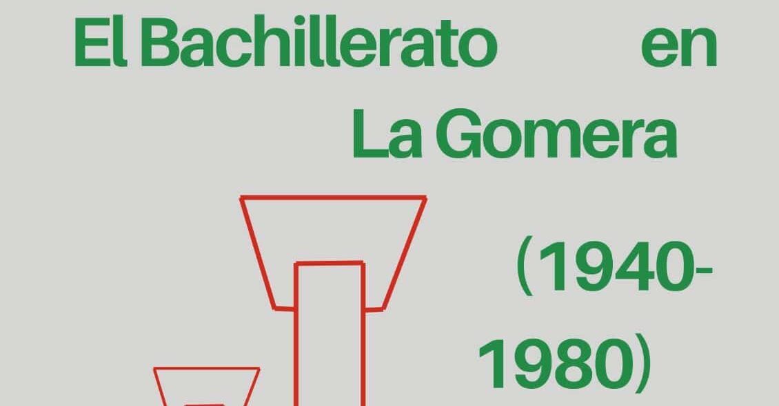 241125 Cartel presentación del libro ‘El bachillerato en La Gomera (1940-1980)’, de Oswaldo Izquierdo Dorta