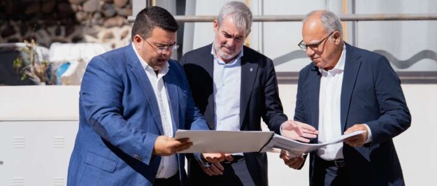 241125 visita a la zona donde se ubicará la futura ampliación del Centro de Salud de Valle Gran Rey