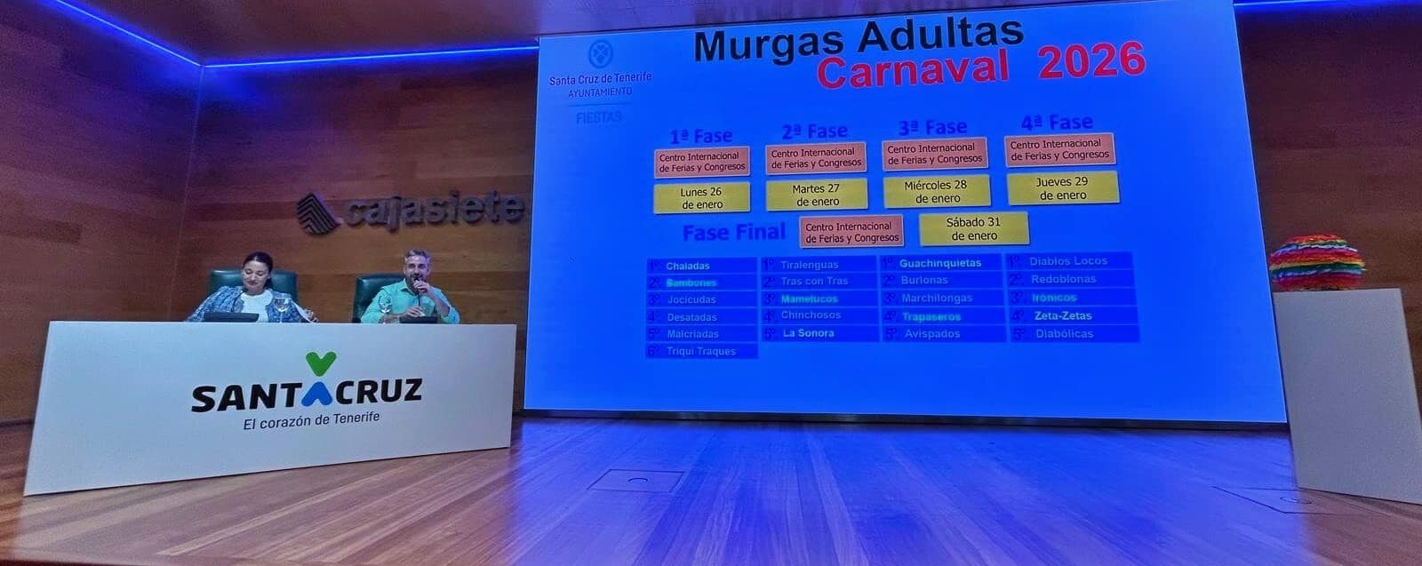 251110 Sorteo orden participación grupos del Carnaval 2026