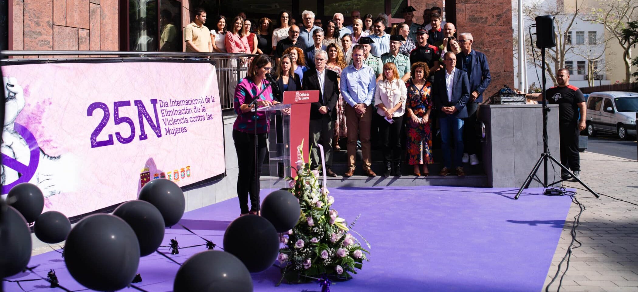 251125 Acto institucional y homenaje a las víctimas con motivo del 25N en La Gomera