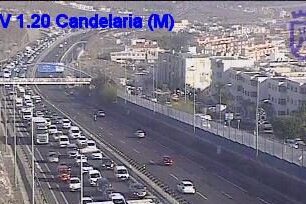 ACCIDENTE CON UN HERIDO EN LA TF-1 EN CANDELARIA 4-11-25