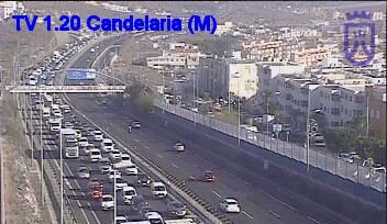 ACCIDENTE CON UN HERIDO EN LA TF-1 EN CANDELARIA 4-11-25