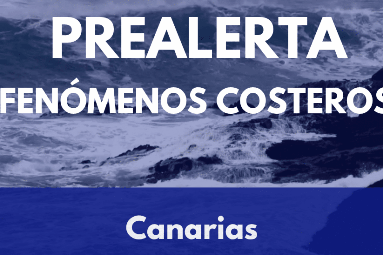 EL GOBIERNO DE CANARIAS DECLARA LA SITUACIÓN DE PREALERTA POR FENÓMENOS COSTEROS 5-11-25