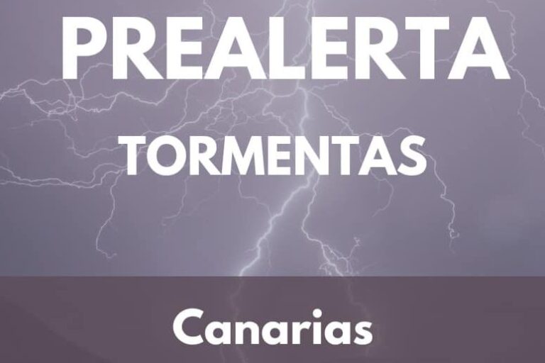 EL GOBIERNO DECLARA LA PREALERTA POR TORMENTAS EN TODA CANARIAS 11-11-25