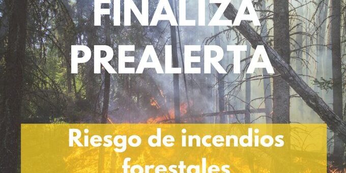 FINALIZA PREALERTA POR RIESGO DE INCENDIOS FORESTALES EN CANARIAS 6-11-25