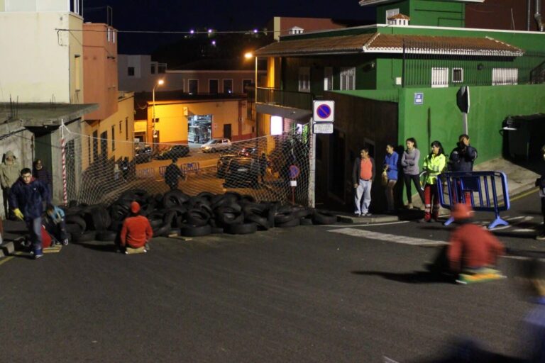 La calle Molino de Viento durante una celebración de San Andrés