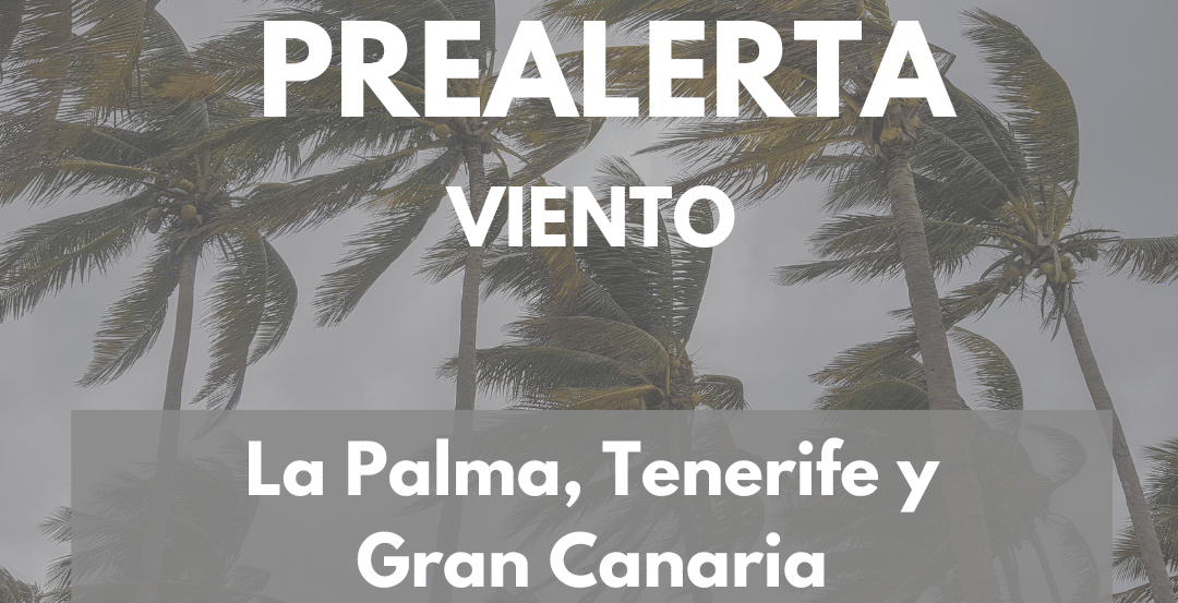 PREALERTA POR VIENTO EN LA PALMA-TENERIFE-GRAN CANARIA 13-11-25