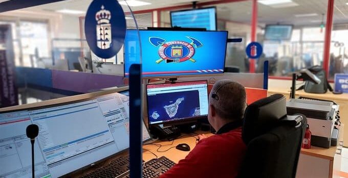 UN HOMBRE HERIDO RESCATADO DE UN BARRANCO EN LA GUANCHA 26-11-25
