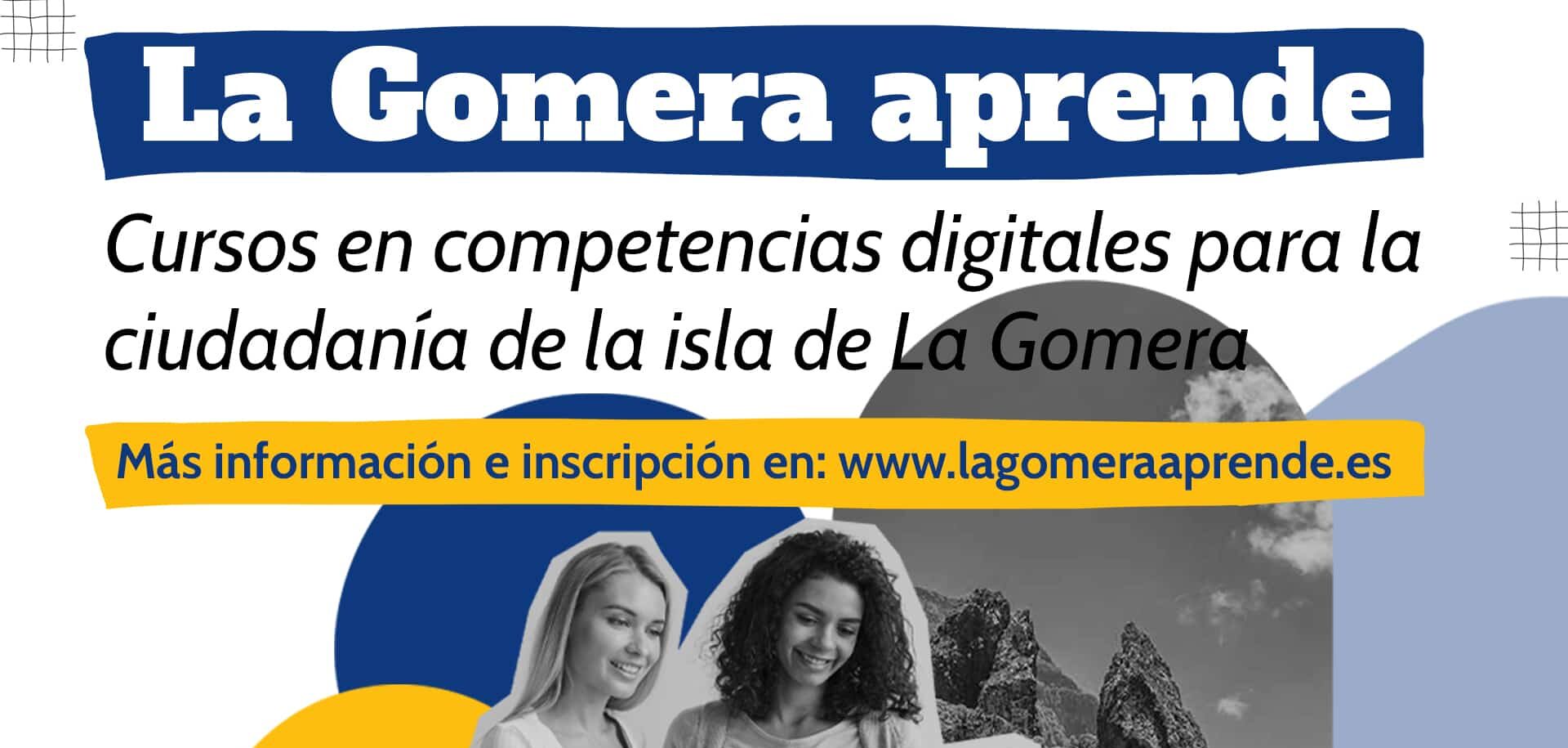 101225 Cartel promocional La Gomera Aprende
