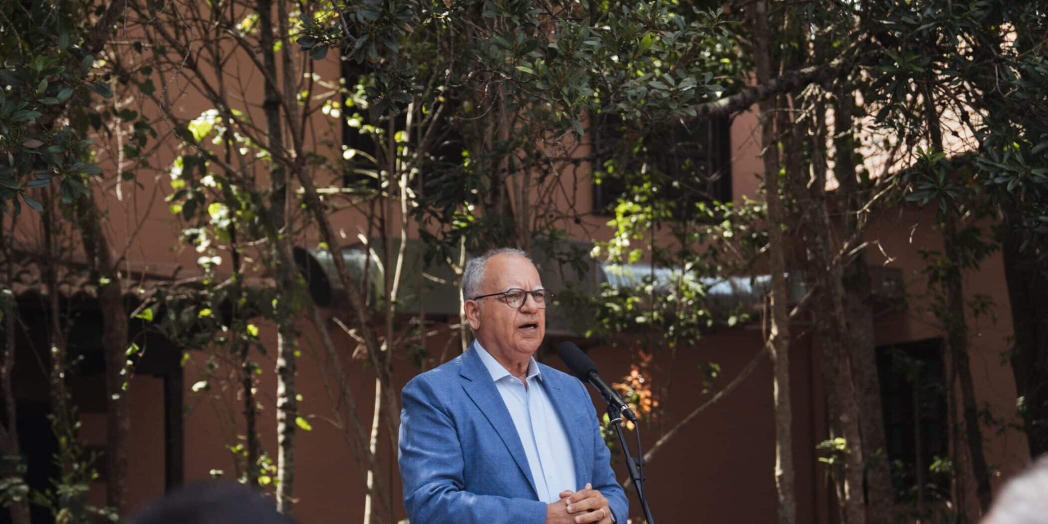221225 Casimiro Curbelo, presidente del Cabildo de La Gomera