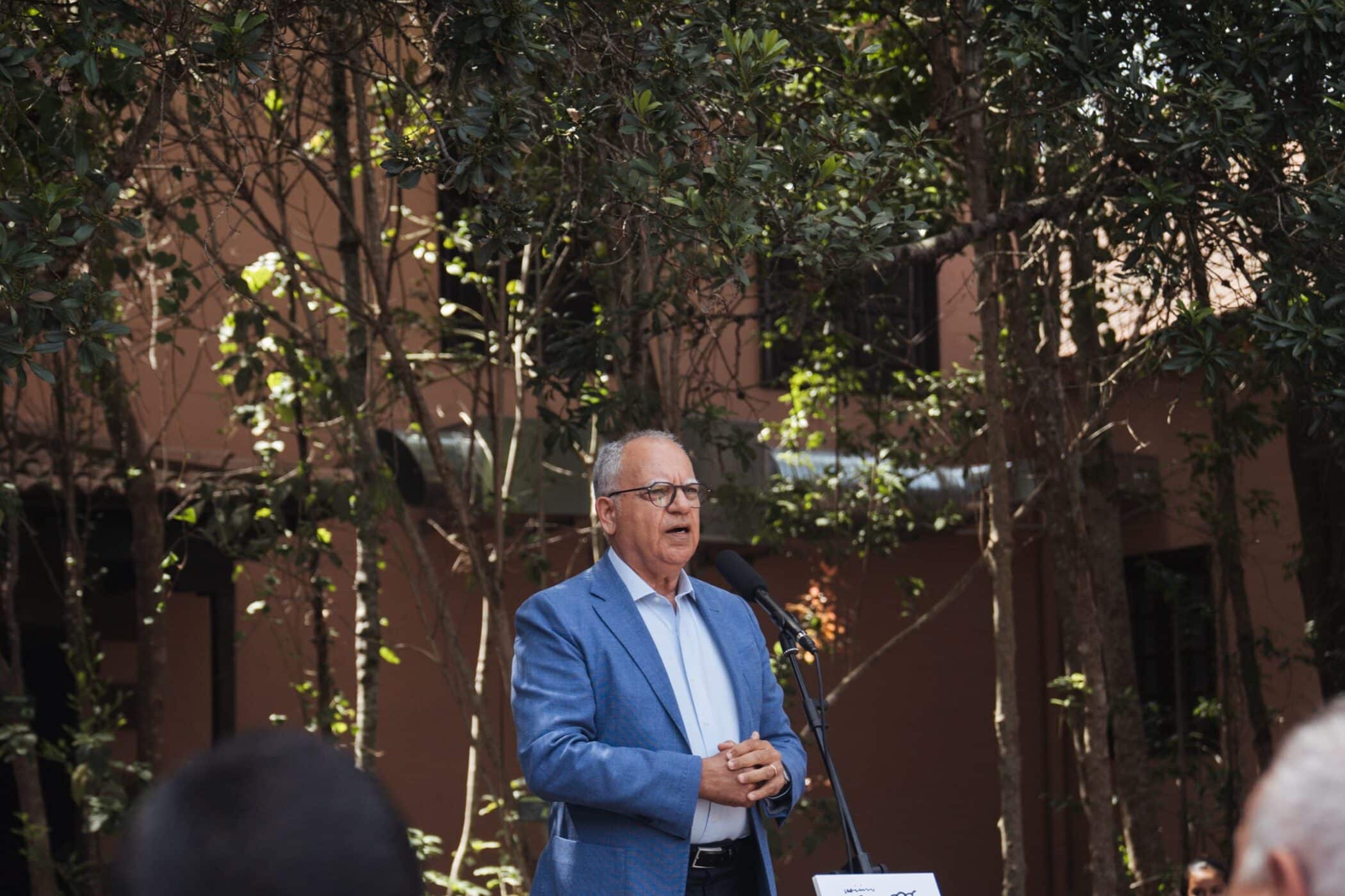 221225 Casimiro Curbelo, presidente del Cabildo de La Gomera