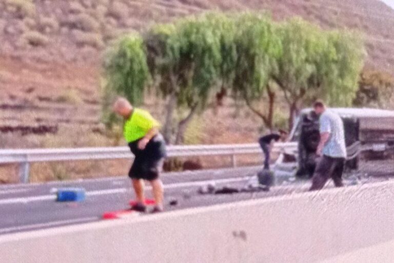 ACCIDENTE EN LA TF-1 9-12-25