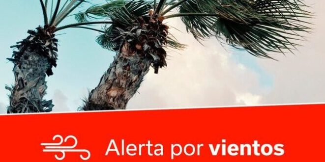 ALERTA POR VIENTOS EN CANARIAS 31-12-25