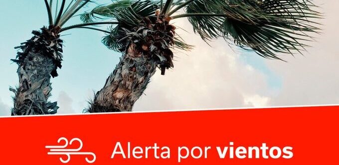 ALERTA POR VIENTOS EN CANARIAS 31-12-25