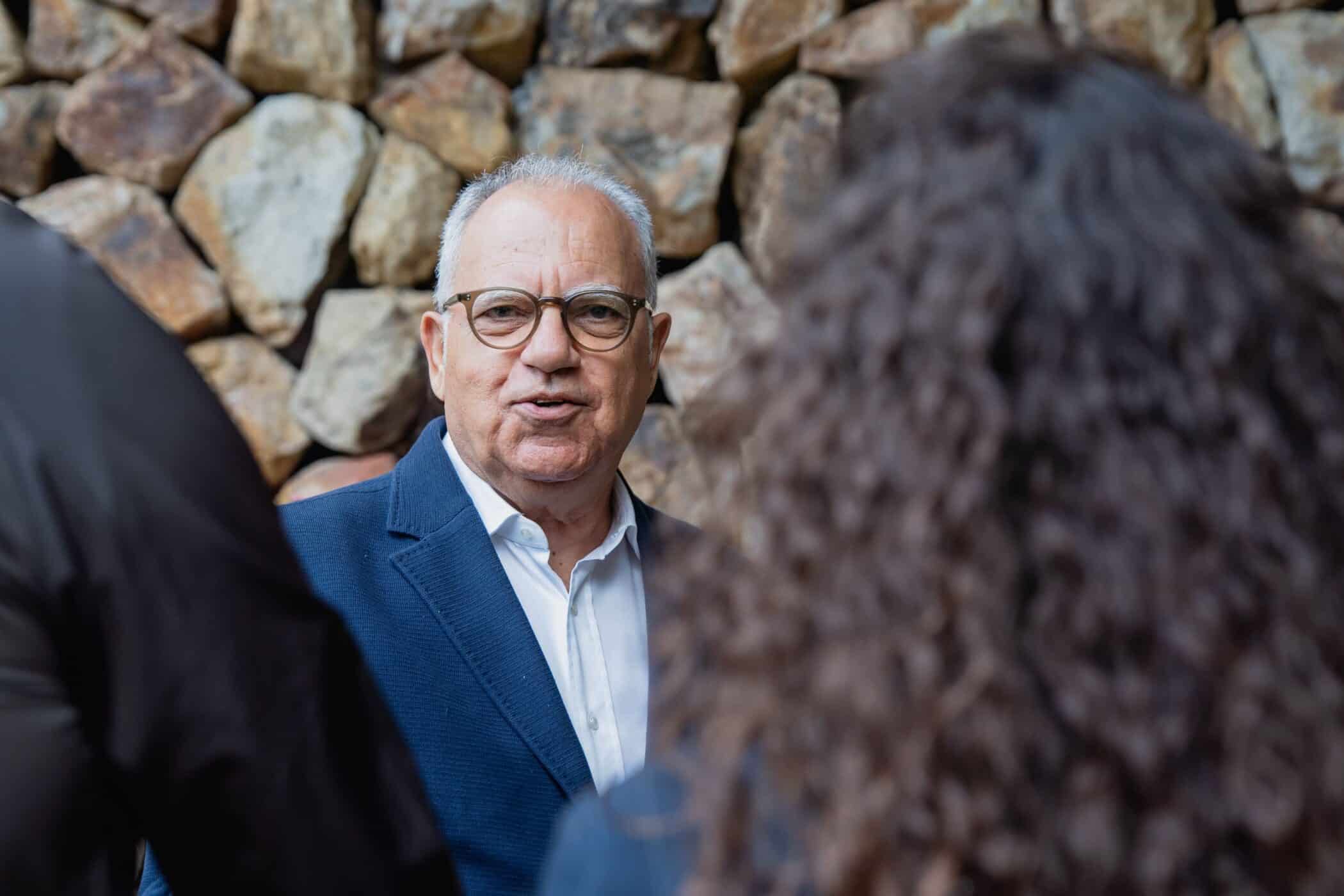 Casimiro Curbelo, presidente del Cabildo de La Gomera