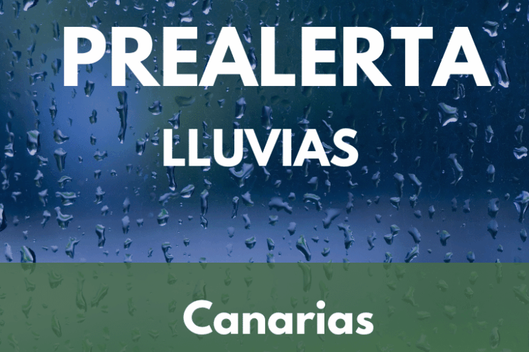 EL GOBIERNO DE CANARIAS DECLARA LA PREALERTA POR LLUVIAS EN CANARIAS 11-12-25